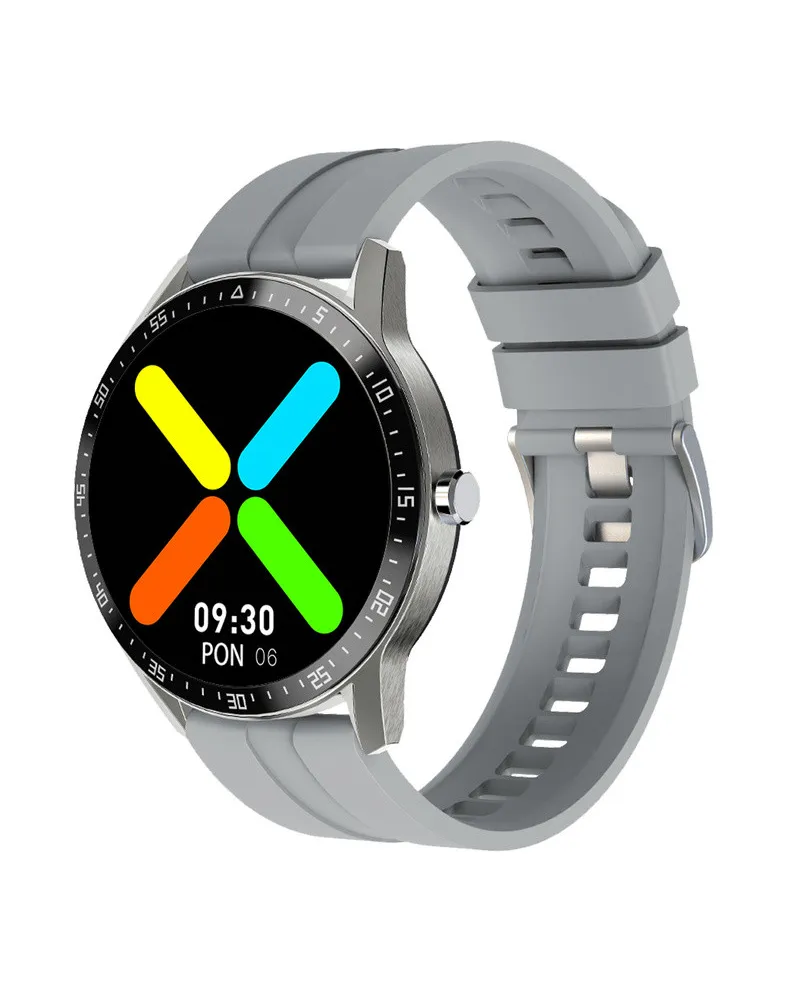 SMARTWATCH MĘSKI G. Rossi SW018-2 silver/gray (sg012b) WŁASNE TARCZE