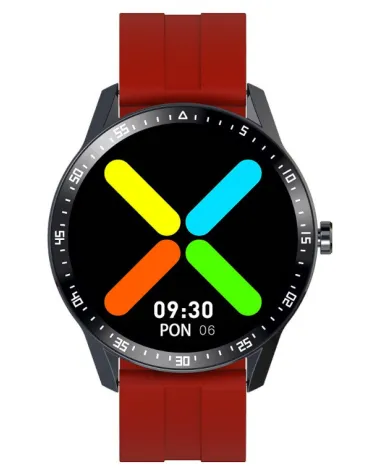 SMARTWATCH MĘSKI G. Rossi SW018-4 black/red (sg012d) WŁASNE TARCZE