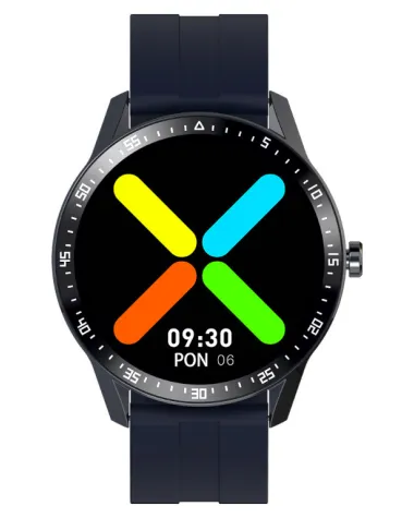 SMARTWATCH MĘSKI G. Rossi SW018-5 black/blue (sg012e) WŁASNE TARCZE