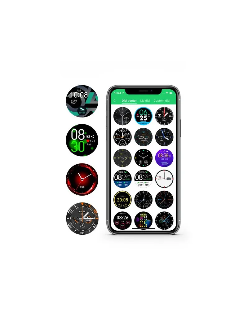 SMARTWATCH MĘSKI G. Rossi SW018-5 black/blue (sg012e) WŁASNE TARCZE SMARTWATCH MĘSKI G. Rossi SW018-5 black/blue (sg012e) WŁASNE TARCZE