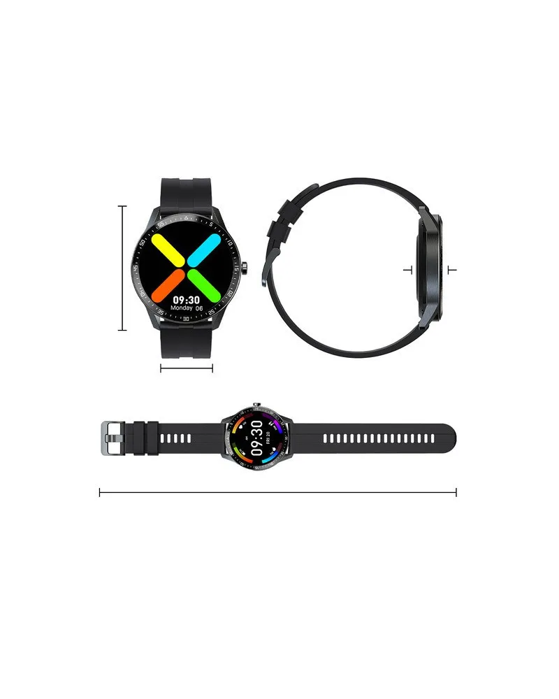 SMARTWATCH MĘSKI G. Rossi SW018-5 black/blue (sg012e) WŁASNE TARCZE SMARTWATCH MĘSKI G. Rossi SW018-5 black/blue (sg012e) WŁASNE TARCZE