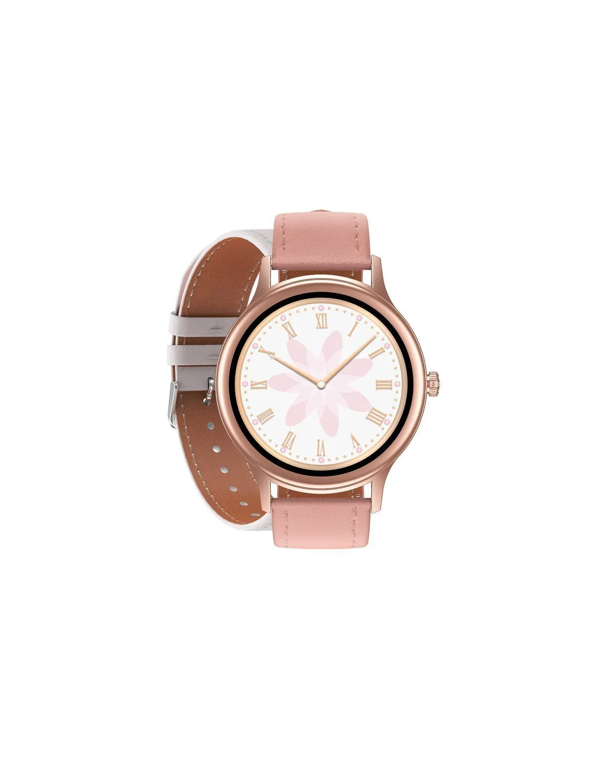 SMARTWATCH DAMSKI PACIFIC 18-6 - DWA PASKI: Różowy / Biały (sy015f) SMARTWATCH DAMSKI PACIFIC 18-6 - DWA PASKI: Różowy / Biały (sy015f)