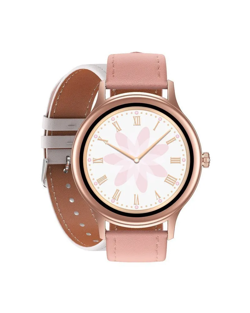 SMARTWATCH DAMSKI PACIFIC 18-6 - DWA PASKI: Różowy / Biały (sy015f) SMARTWATCH DAMSKI PACIFIC 18-6 - DWA PASKI: Różowy / Biały (sy015f)