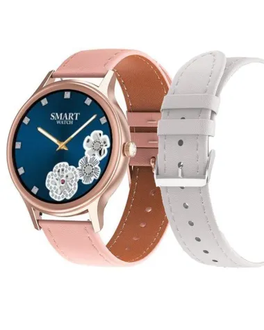 SMARTWATCH DAMSKI PACIFIC 18-6 - DWA PASKI: Różowy / Biały (sy015f) SMARTWATCH DAMSKI PACIFIC 18-6 - DWA PASKI: Różowy / Biały (sy015f)