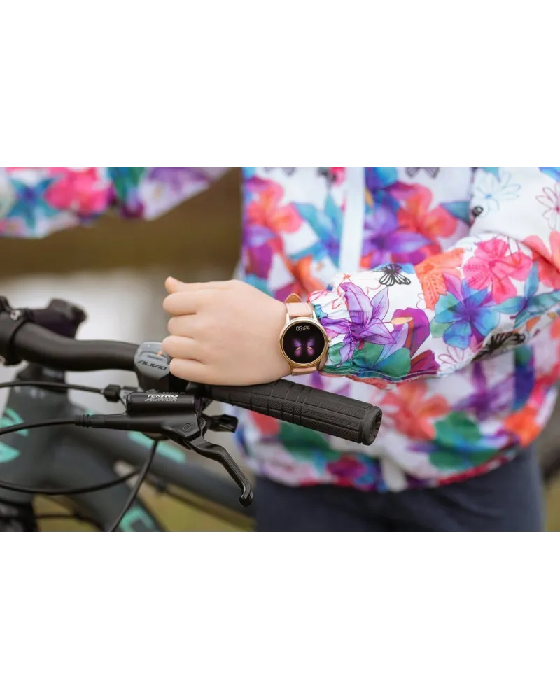 SMARTWATCH DAMSKI PACIFIC 18-6 - DWA PASKI: Różowy / Biały (sy015f) SMARTWATCH DAMSKI PACIFIC 18-6 - DWA PASKI: Różowy / Biały (sy015f)