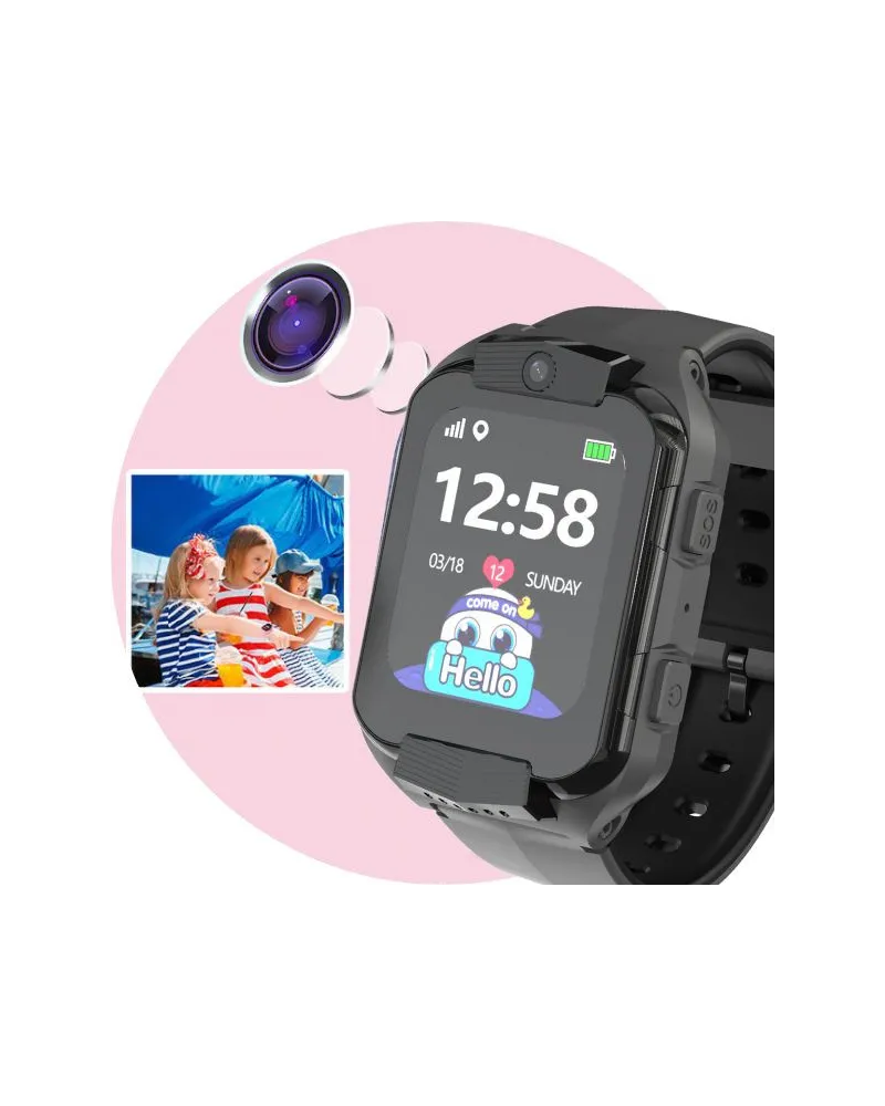 SMARTWATCH DZIECIĘCY PACIFIC 32-3 KIDS - orange / black (sy028c) SMARTWATCH DZIECIĘCY PACIFIC 32-3 KIDS - orange / black (sy028c)