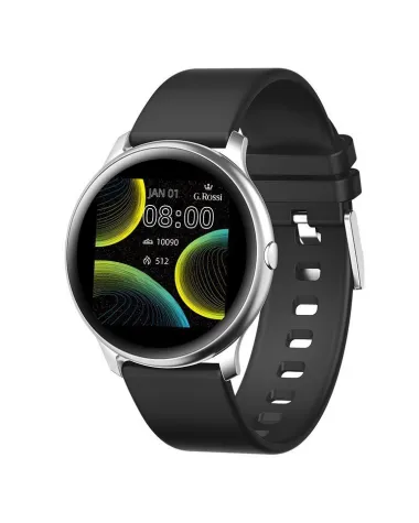 SMARTWATCH UNISEX G. Rossi SW010-13 silver/black (sg005m) SMARTWATCH UNISEX G. Rossi SW010-13 silver/black (sg005m)