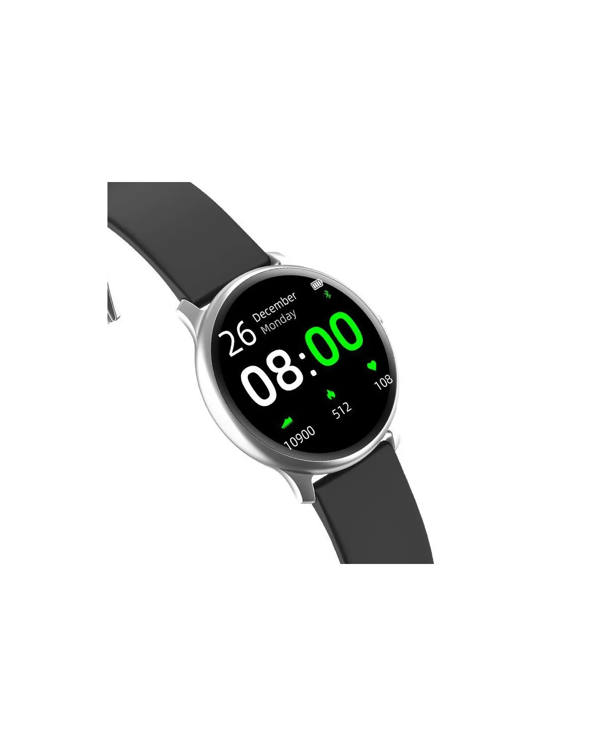 SMARTWATCH UNISEX G. Rossi SW010-13 silver/black (sg005m) SMARTWATCH UNISEX G. Rossi SW010-13 silver/black (sg005m)