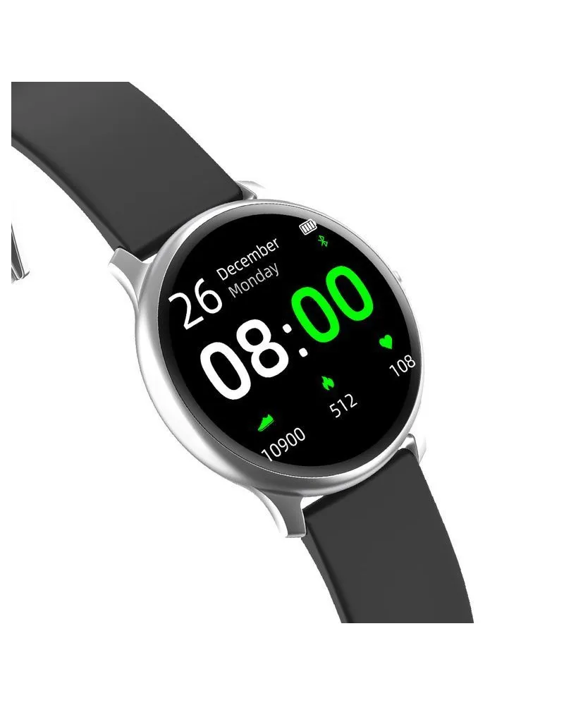 SMARTWATCH UNISEX G. Rossi SW010-13 silver/black (sg005m) SMARTWATCH UNISEX G. Rossi SW010-13 silver/black (sg005m)