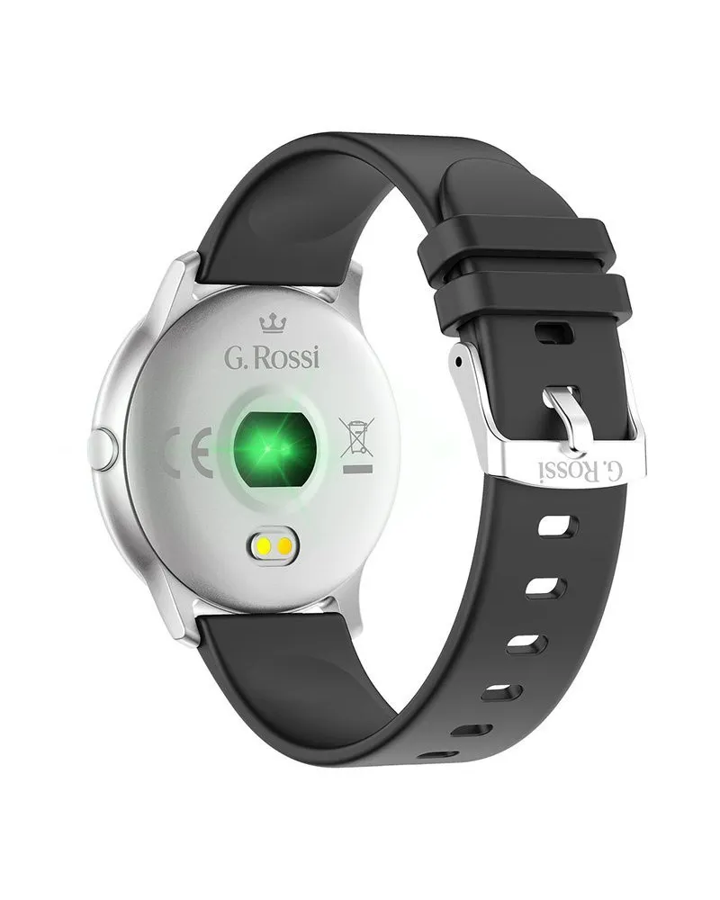 SMARTWATCH UNISEX G. Rossi SW010-13 silver/black (sg005m) SMARTWATCH UNISEX G. Rossi SW010-13 silver/black (sg005m)