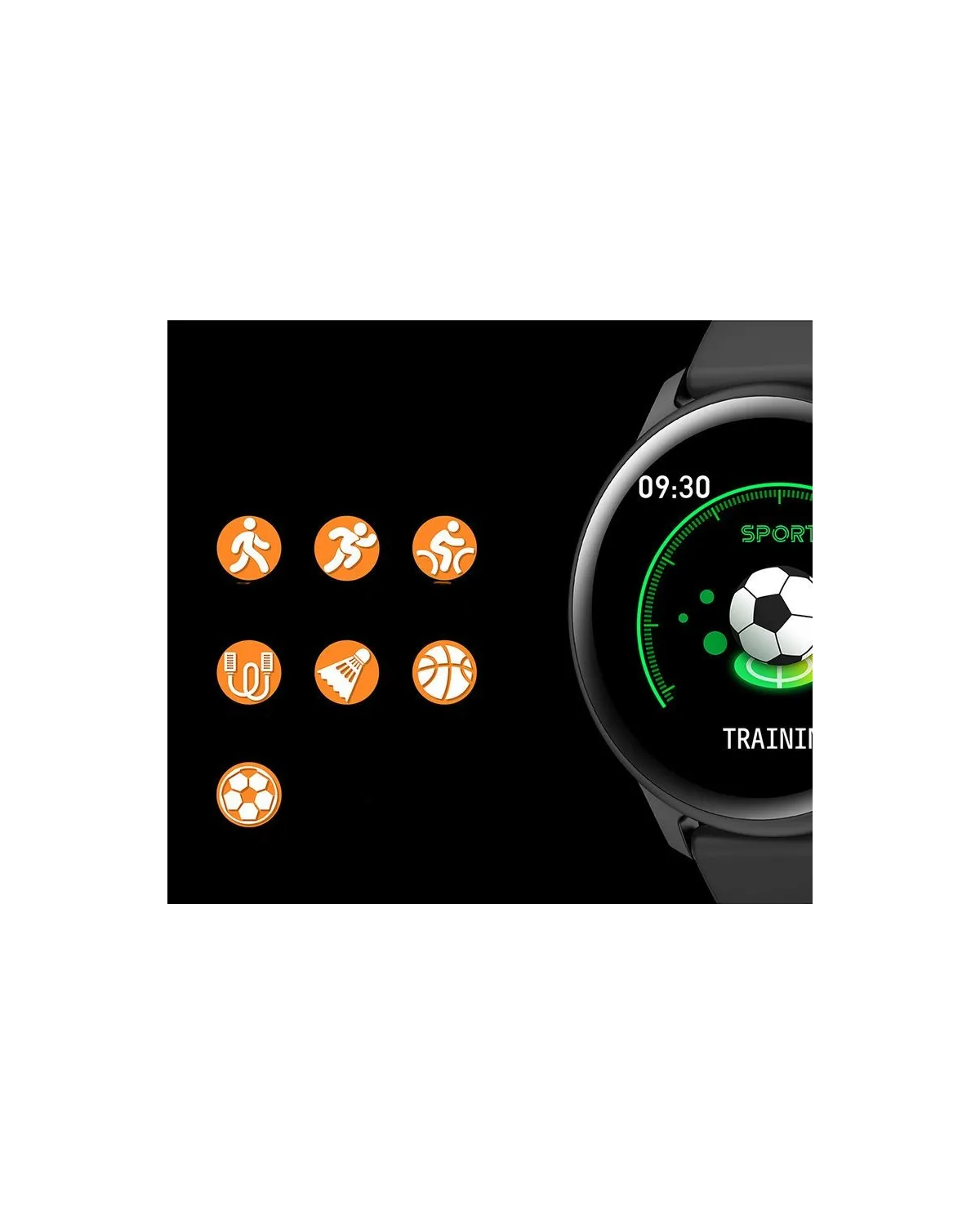 SMARTWATCH UNISEX G. Rossi SW010-13 silver/black (sg005m) SMARTWATCH UNISEX G. Rossi SW010-13 silver/black (sg005m)