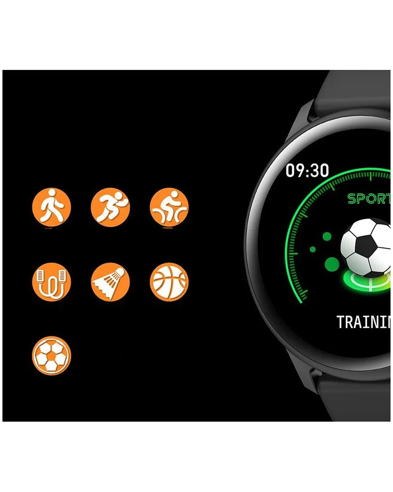 SMARTWATCH UNISEX G. Rossi SW010-13 silver/black (sg005m) SMARTWATCH UNISEX G. Rossi SW010-13 silver/black (sg005m)