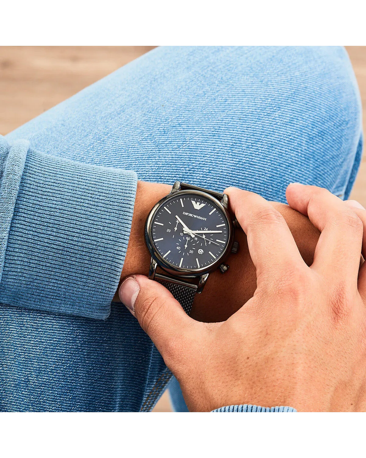 ZEGAREK MĘSKI EMPORIO ARMANI AR1979 - LUIGI (zi046a)