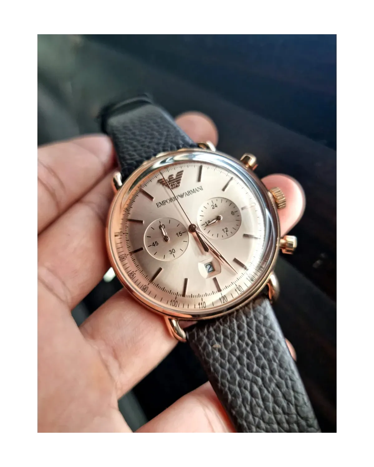 ZEGAREK MĘSKI EMPORIO ARMANI AR11106 - AVIATOR (zi019c)