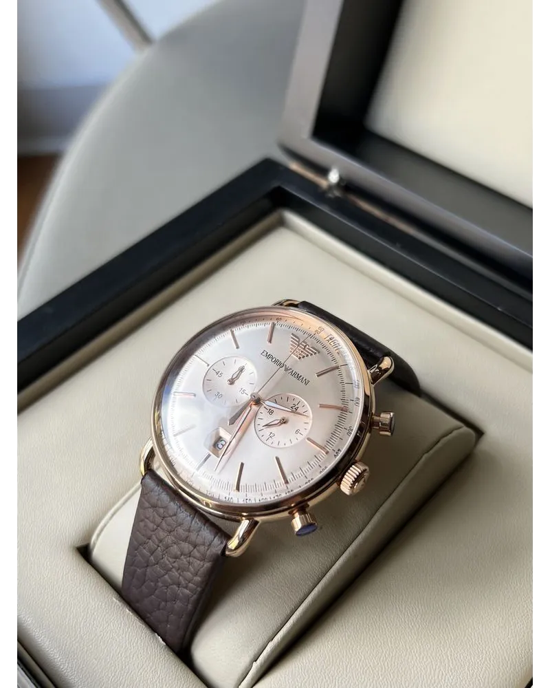 ZEGAREK MĘSKI EMPORIO ARMANI AR11106 - AVIATOR (zi019c)