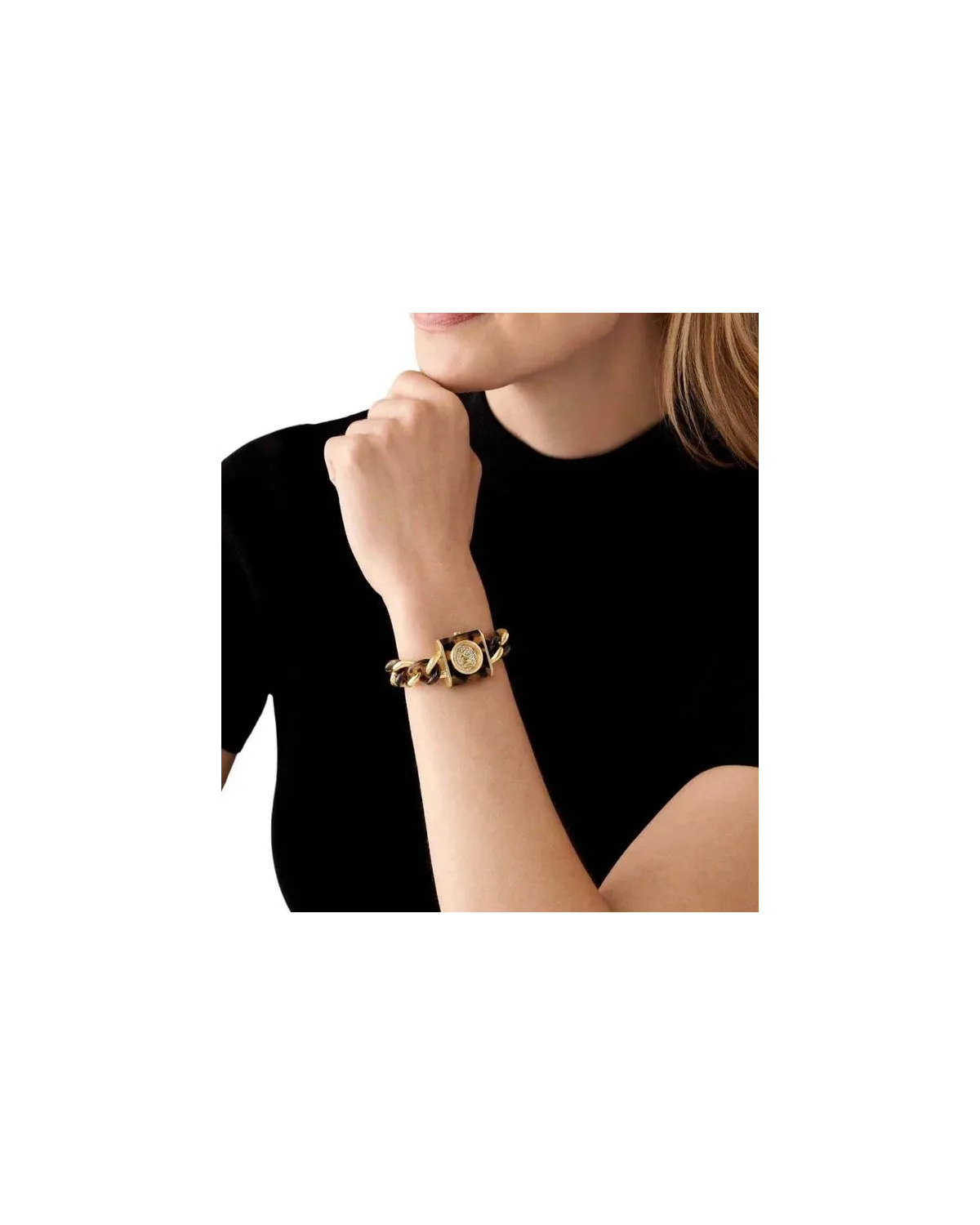 ZEGAREK DAMSKI Michael Kors Chain Lock MK4808 + BOX ZEGAREK DAMSKI Michael Kors Chain Lock MK4808 + BOX