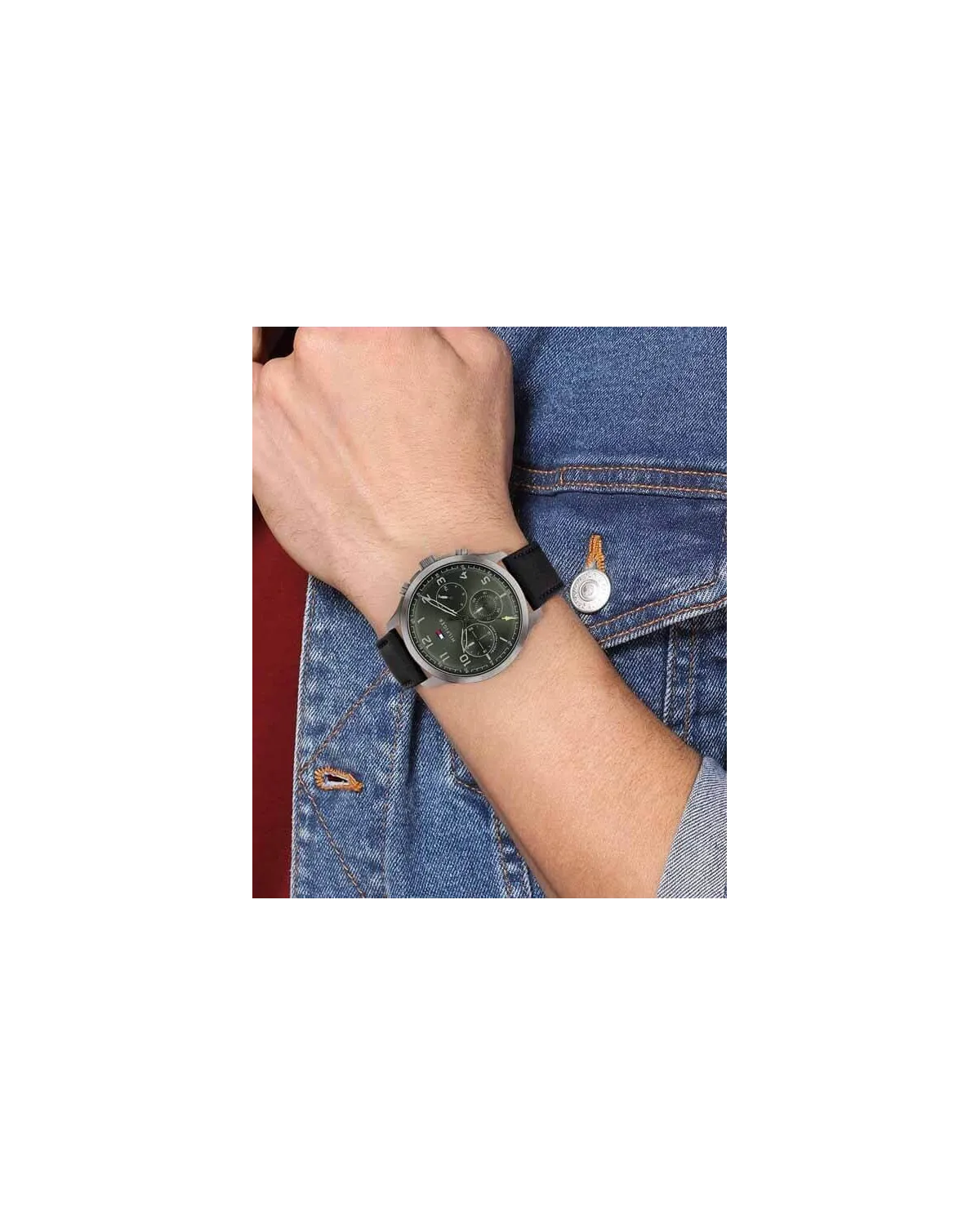 ZEGAREK MĘSKI TOMMY HILFIGER 1791856 ASHER (zf040c) + BOX ZEGAREK MĘSKI TOMMY HILFIGER 1791856 ASHER (zf040c) + BOX