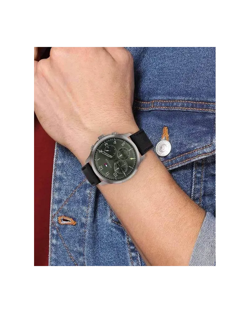 ZEGAREK MĘSKI TOMMY HILFIGER 1791856 ASHER (zf040c) + BOX ZEGAREK MĘSKI TOMMY HILFIGER 1791856 ASHER (zf040c) + BOX