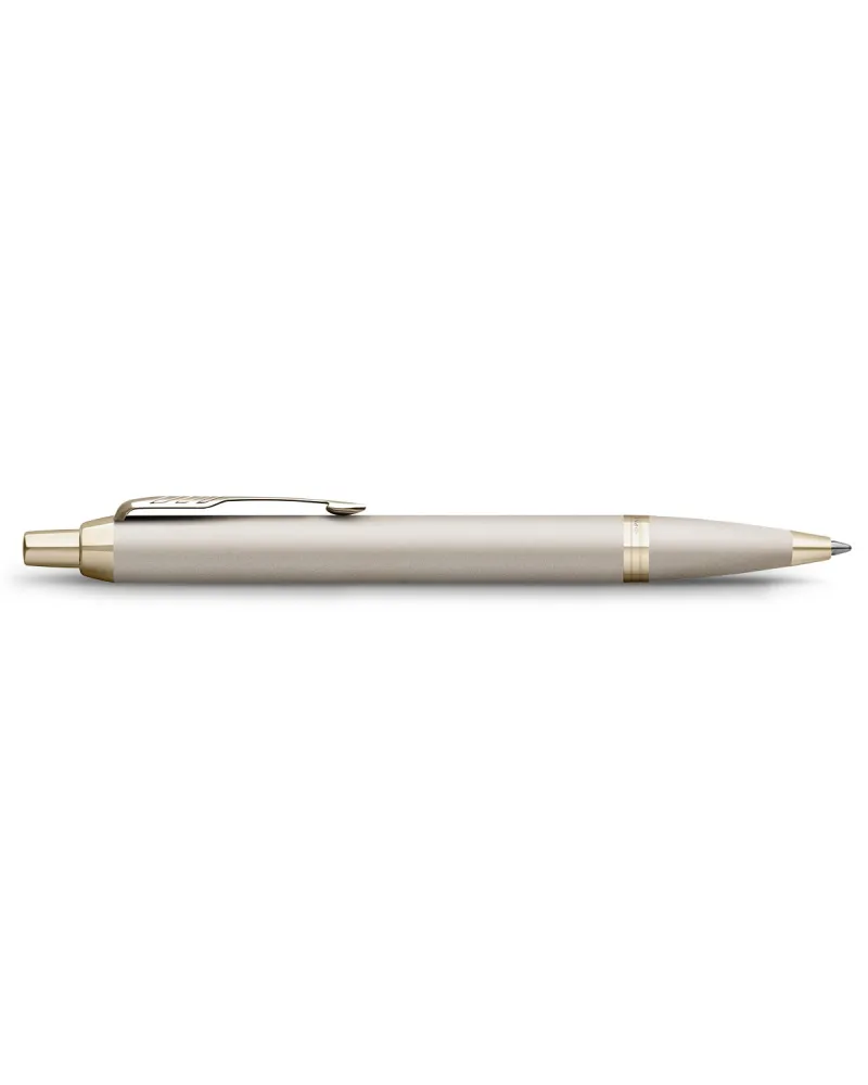 Długopis i Pi&oacute;ro Parker IM Professionals Monochrome Champagne  w Pudełku z Grawerem (2172956/4)