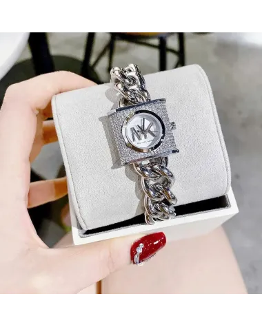 ZEGAREK DAMSKI Michael Kors Chain Lock MK4718 + BOX