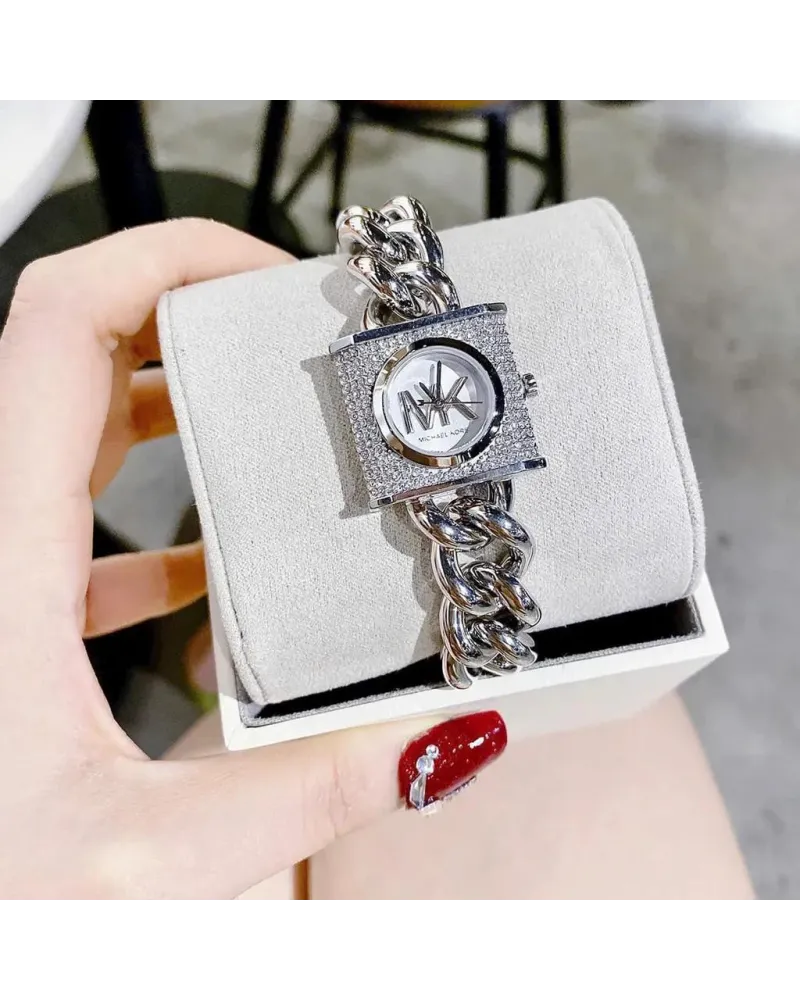 ZEGAREK DAMSKI Michael Kors Chain Lock MK4718 + BOX