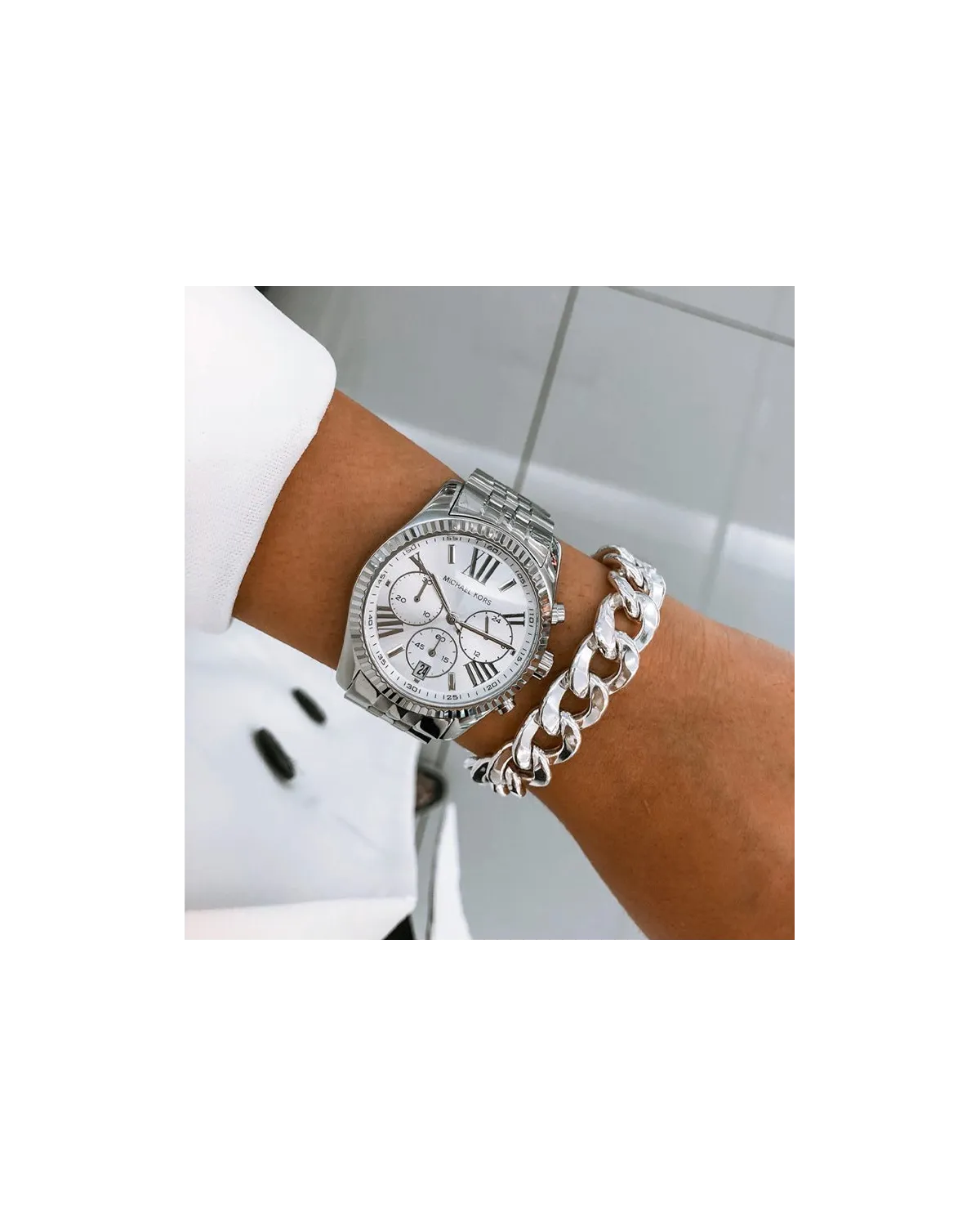ZEGAREK DAMSKI MICHAEL KORS MK5555 - LEXINGTON (zm523c)