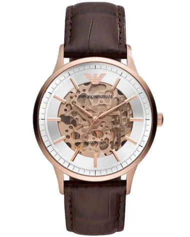 Zegarek męski EMPORIO ARMANI SKELETON AUTOMATIC AR60039 (zi055b)