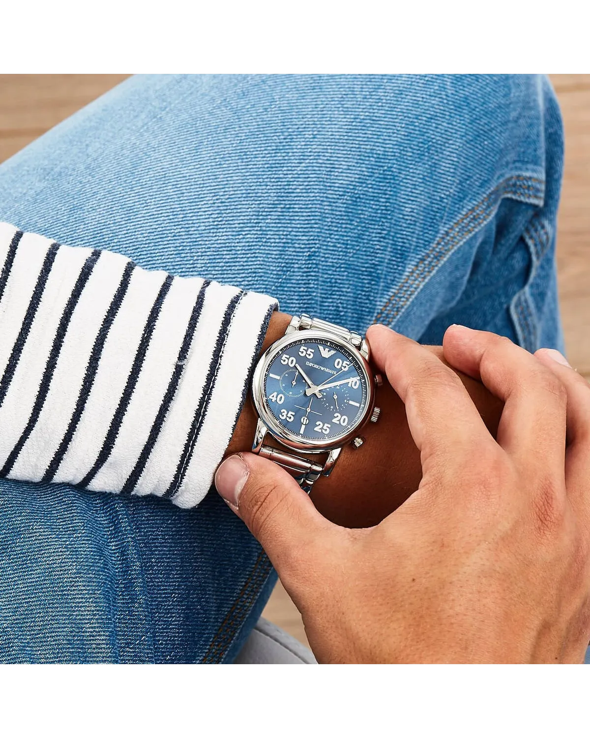 ZEGAREK MĘSKI EMPORIO ARMANI AR11132 - LUIGI (zi119a)