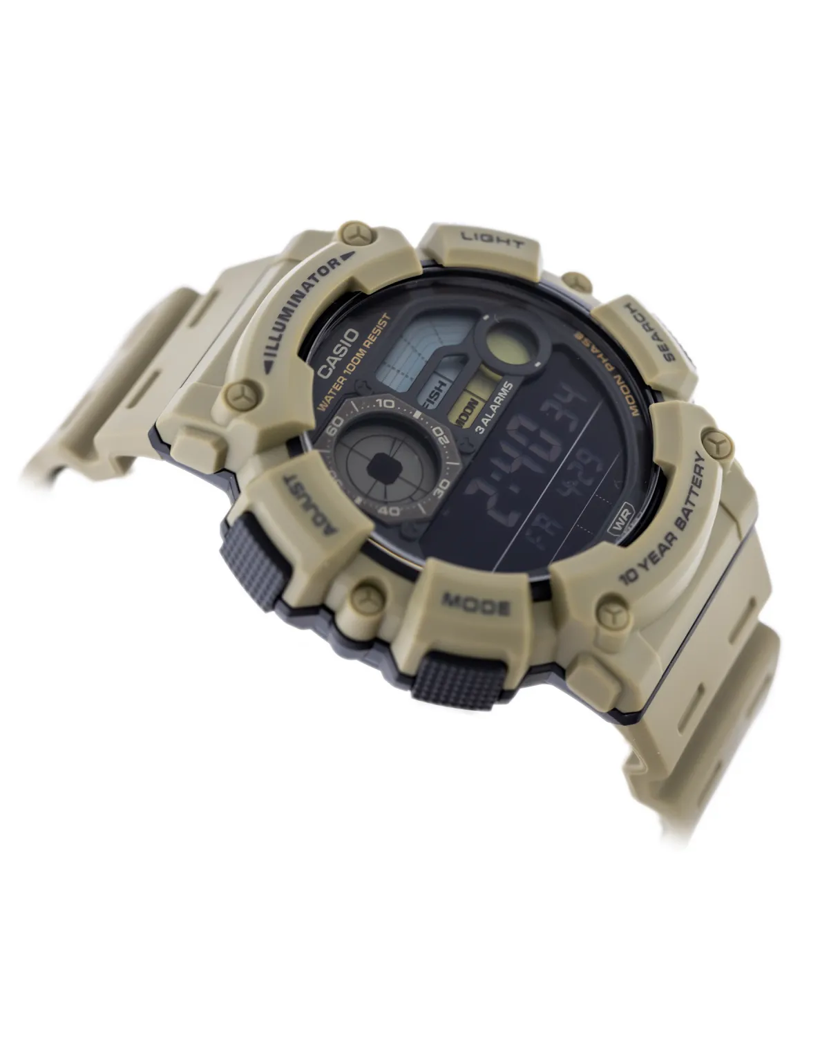ZEGAREK MĘSKI CASIO Digital Moonphase WS-1500H-5B + BOX