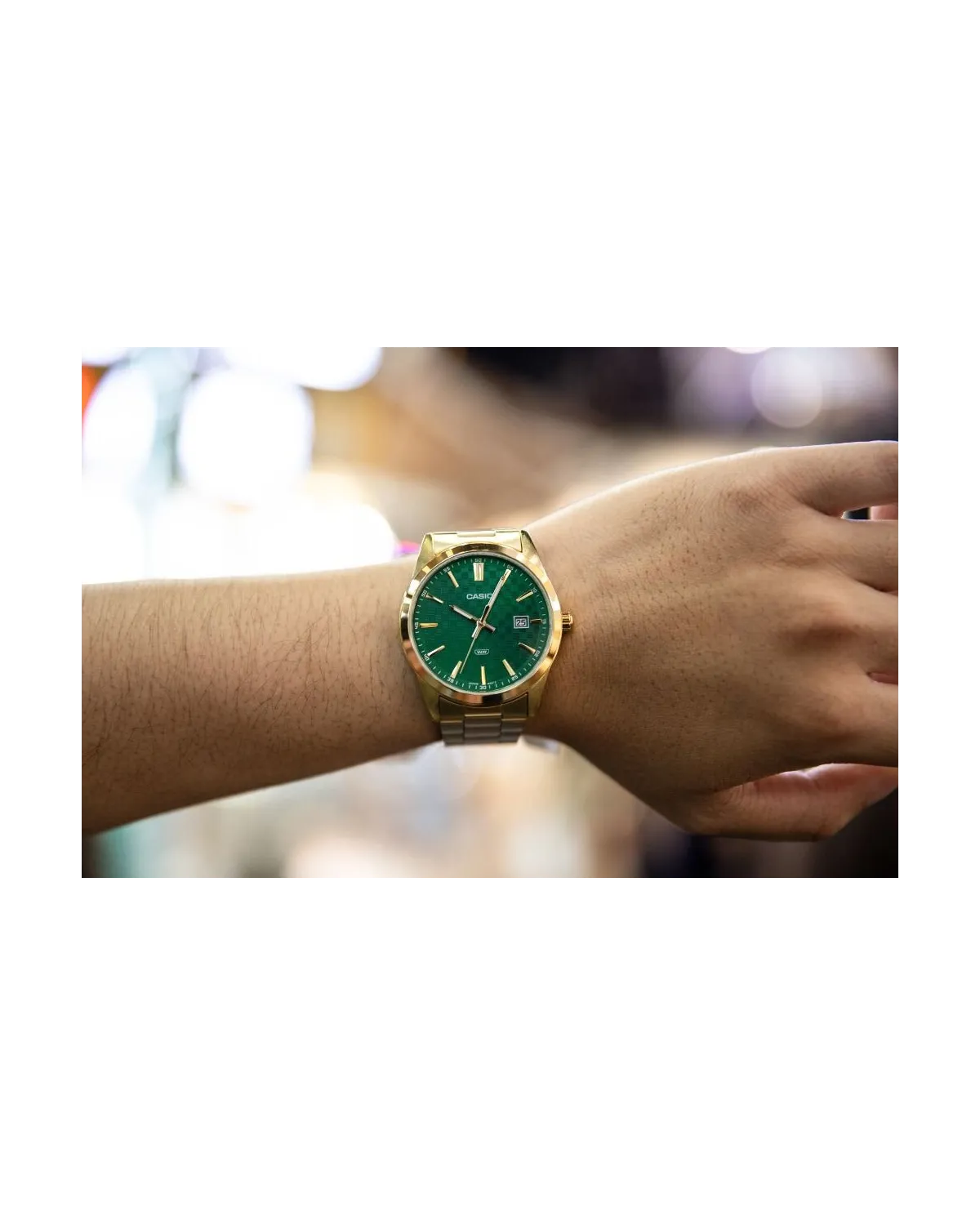 ZEGAREK MĘSKI CASIO MTP-VD03G-3A + BOX