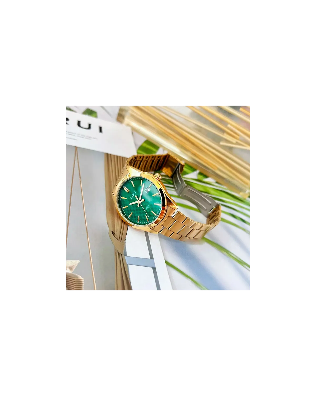 ZEGAREK MĘSKI CASIO MTP-VD03G-3A + BOX