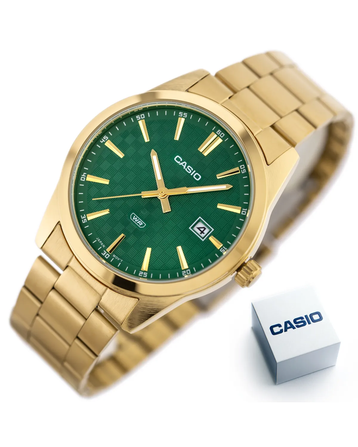 ZEGAREK MĘSKI CASIO MTP-VD03G-3A + BOX