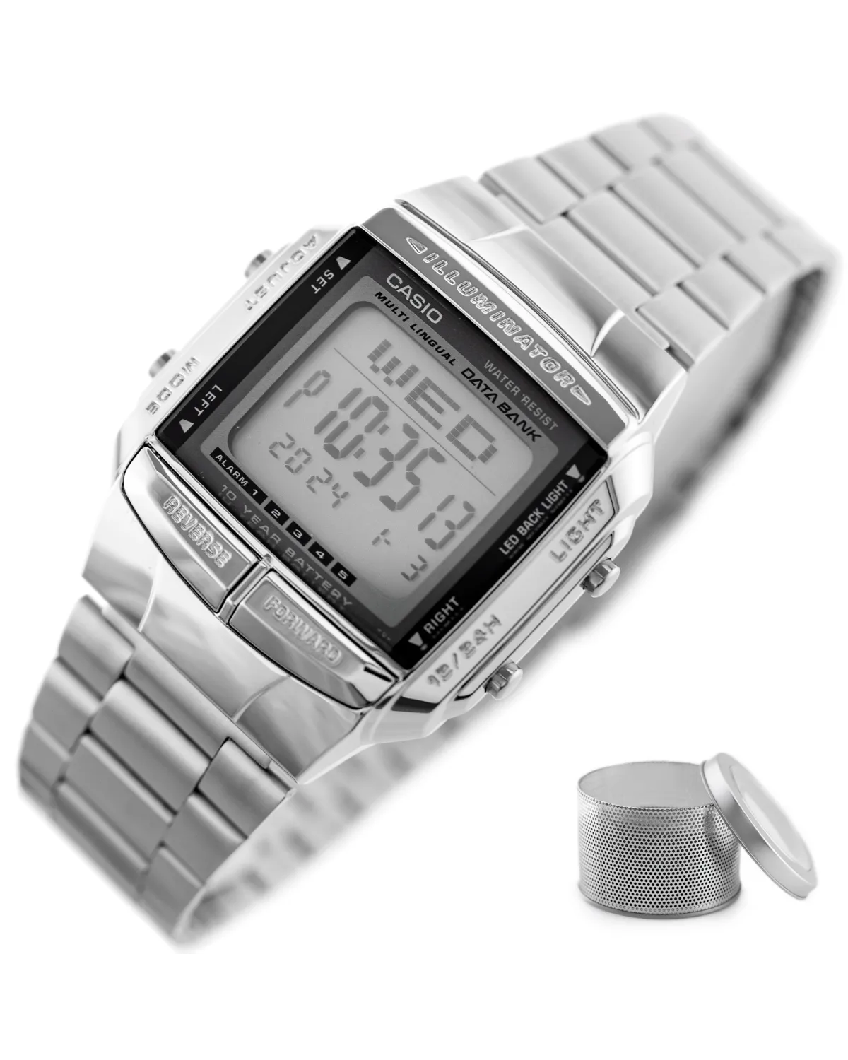 ZEGAREK MĘSKI CASIO DATABANK DB-360-1A (zd161a) + BOX