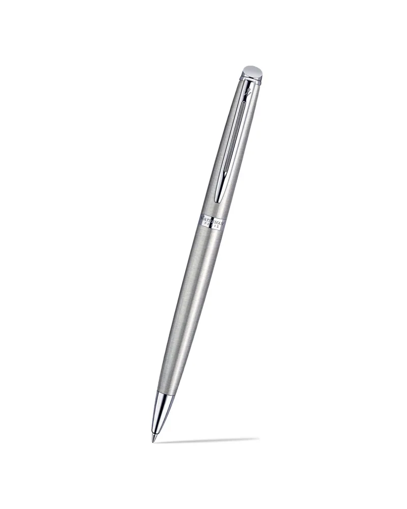 Długopis i Pi&oacute;ro Waterman Hemisphere stalowy CT w Pudełku z Grawerem (S0920470/2)