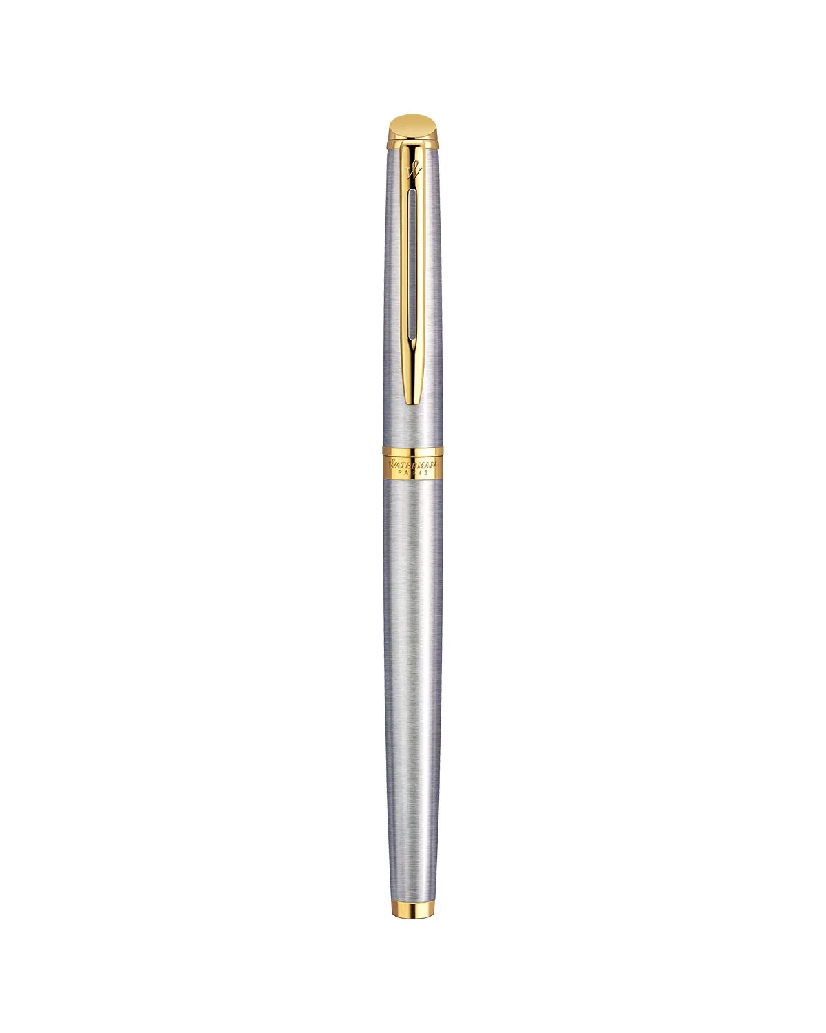 Długopis i Pi&oacute;ro Waterman Hemisphere stalowy GT w Pudełku z Grawerem (S0920370/2)