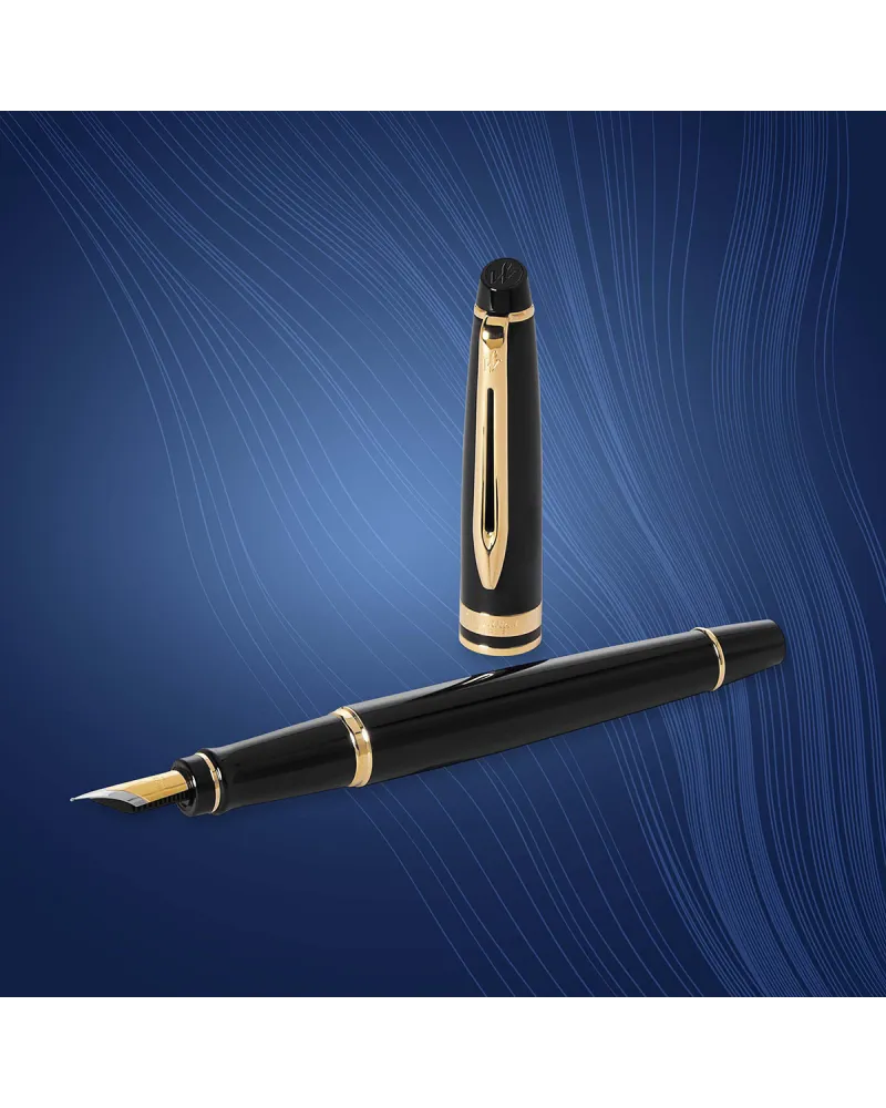 Pi&oacute;ro wieczne Waterman Expert czarne GT w Pudełku z Grawerem (S0951640/3)