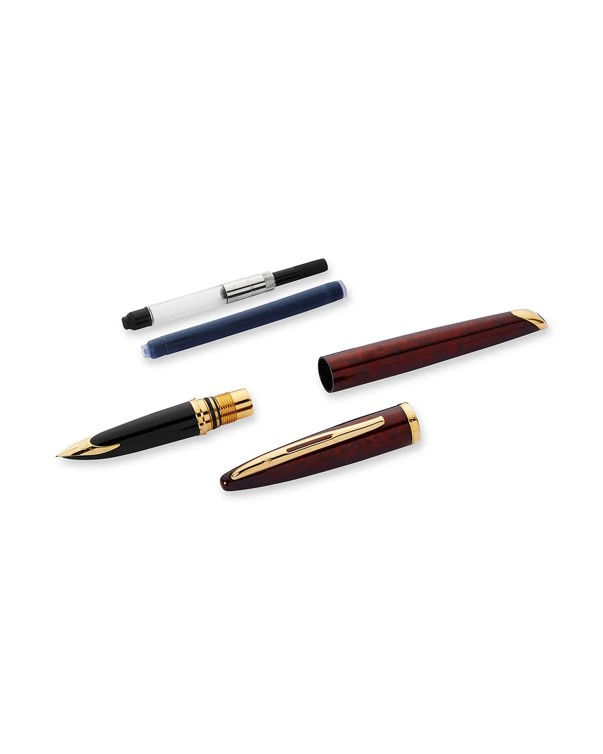 Długopis i Pi&oacute;ro Waterman Carene bursztyn GT w Pudełku z Grawerem (S0700940/4)