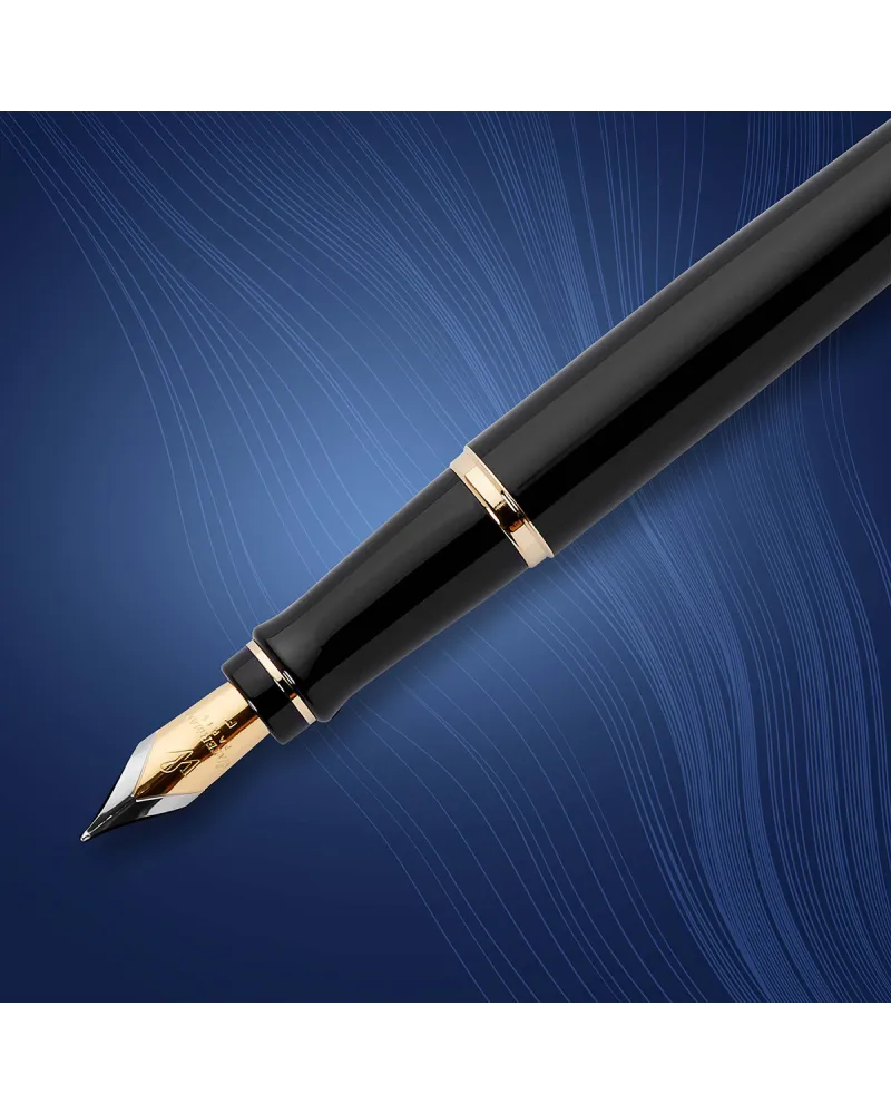 Długopis i Pi&oacute;ro Waterman Expert czarny GT w Pudełku z Grawerem (S0951700/9)