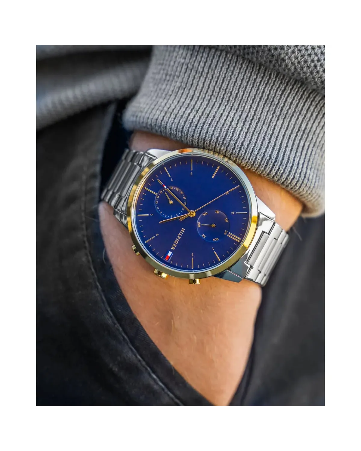 ZEGAREK MĘSKI TOMMY HILFIGER 1710408 HUNTER (zf119b) + BOX
