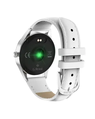 SMARTWATCH DAMSKI G. Rossi SW017-8 silver/white (sg011b) SMARTWATCH DAMSKI G. Rossi SW017-8 silver/white (sg011b)