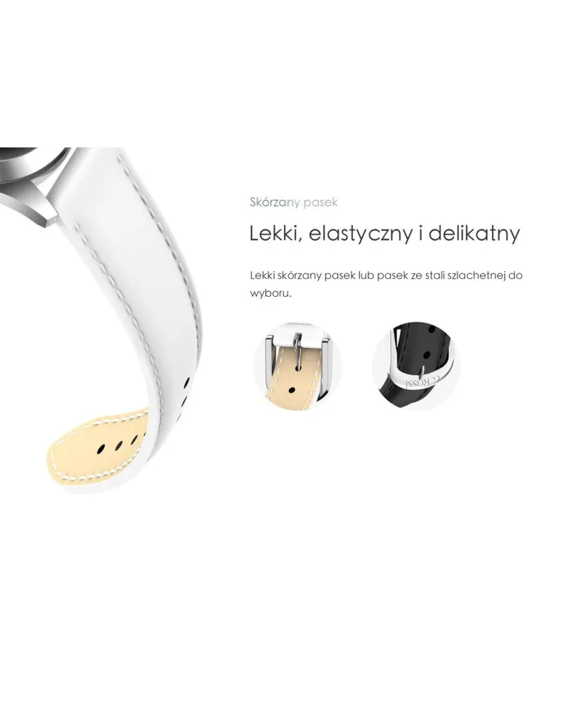 SMARTWATCH DAMSKI G. Rossi SW017-8 silver/white (sg011b) SMARTWATCH DAMSKI G. Rossi SW017-8 silver/white (sg011b)