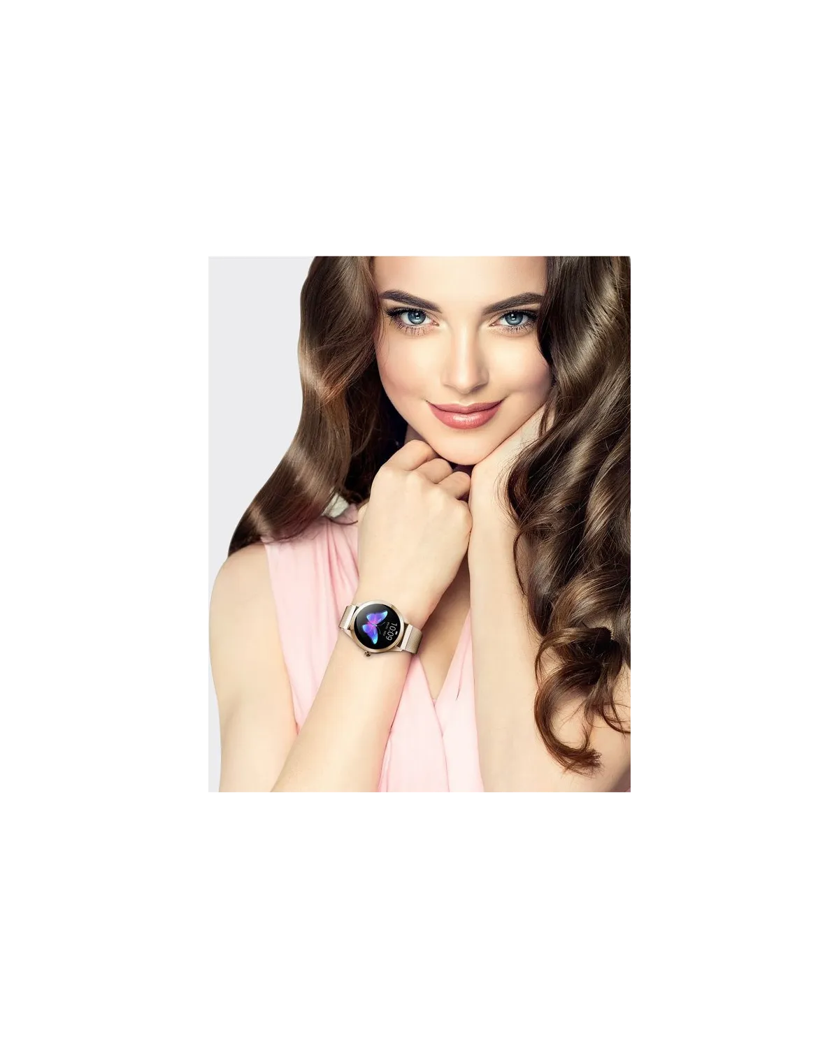 SMARTWATCH DAMSKI G. Rossi SW017-8 silver/white (sg011b) SMARTWATCH DAMSKI G. Rossi SW017-8 silver/white (sg011b)