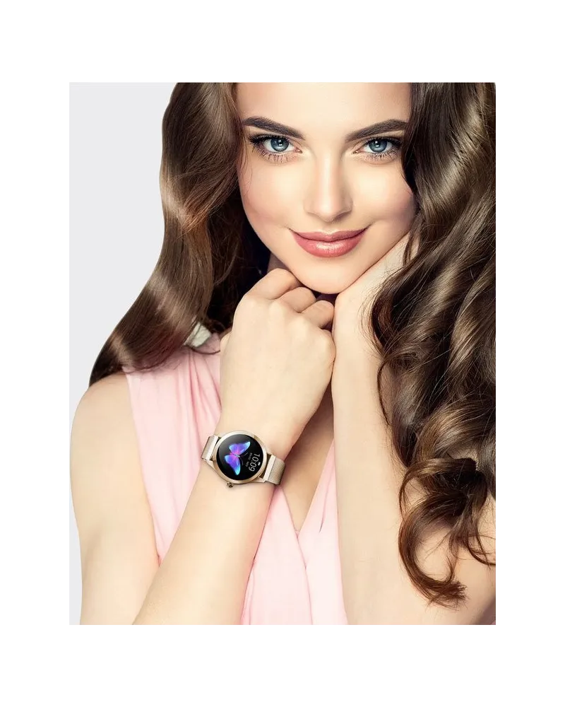 SMARTWATCH DAMSKI G. Rossi SW017-8 silver/white (sg011b) SMARTWATCH DAMSKI G. Rossi SW017-8 silver/white (sg011b)