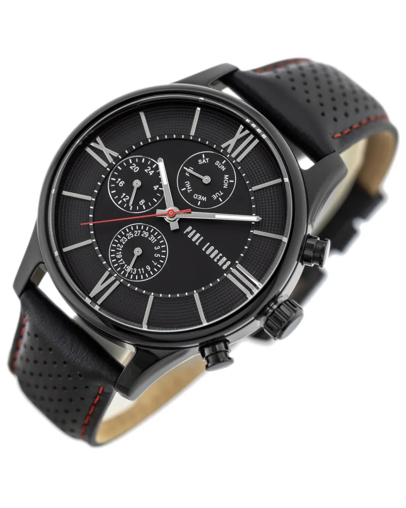 ZEGAREK MĘSKI PAUL LORENS - PL11652A6-1A3 (zg355b) + BOX