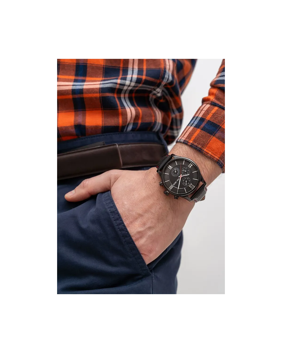 ZEGAREK MĘSKI PAUL LORENS - PL11652A6-1A3 (zg355b) + BOX