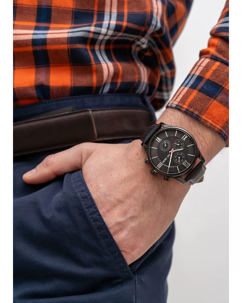 ZEGAREK MĘSKI PAUL LORENS - PL11652A6-1A3 (zg355b) + BOX
