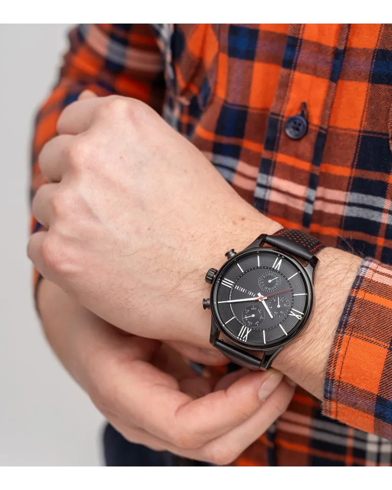 ZEGAREK MĘSKI PAUL LORENS - PL11652A6-1A3 (zg355b) + BOX