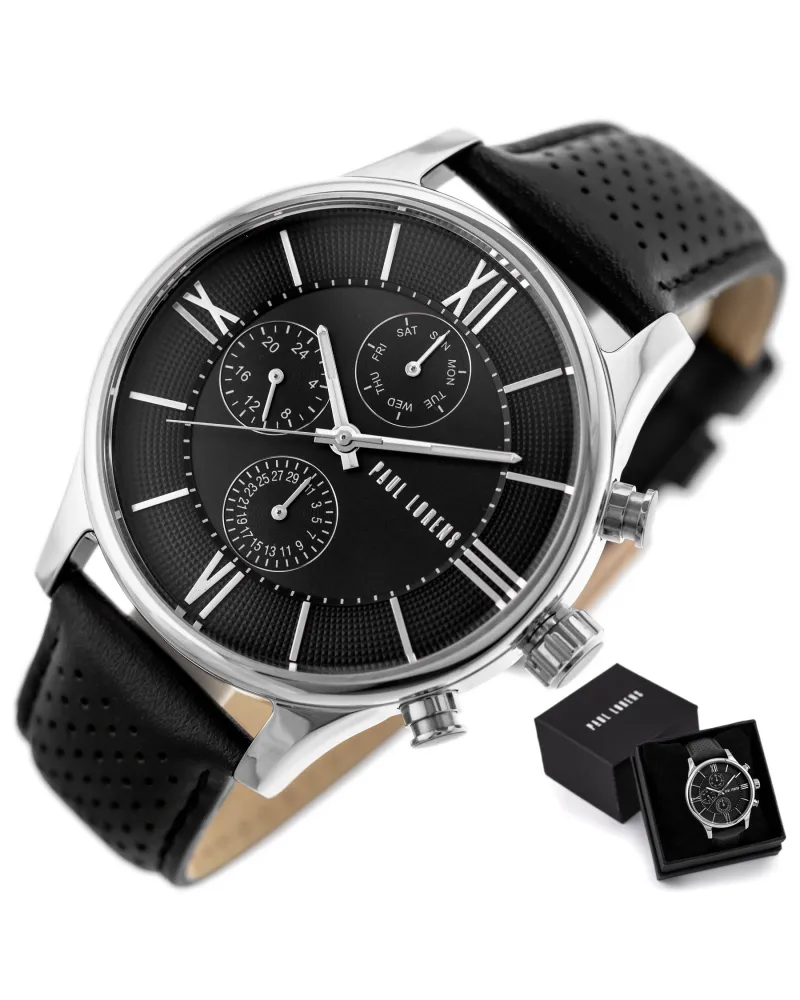 ZEGAREK MĘSKI PAUL LORENS - PL11652A6-1A1 (zg355a) + BOX