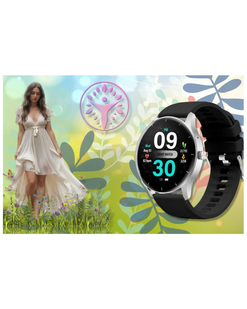SMARTWATCH UNISEX GRAVITY GT2-6 - ROZMOWY BLUETOOTH, WŁASNE TARCZE (sg019f)