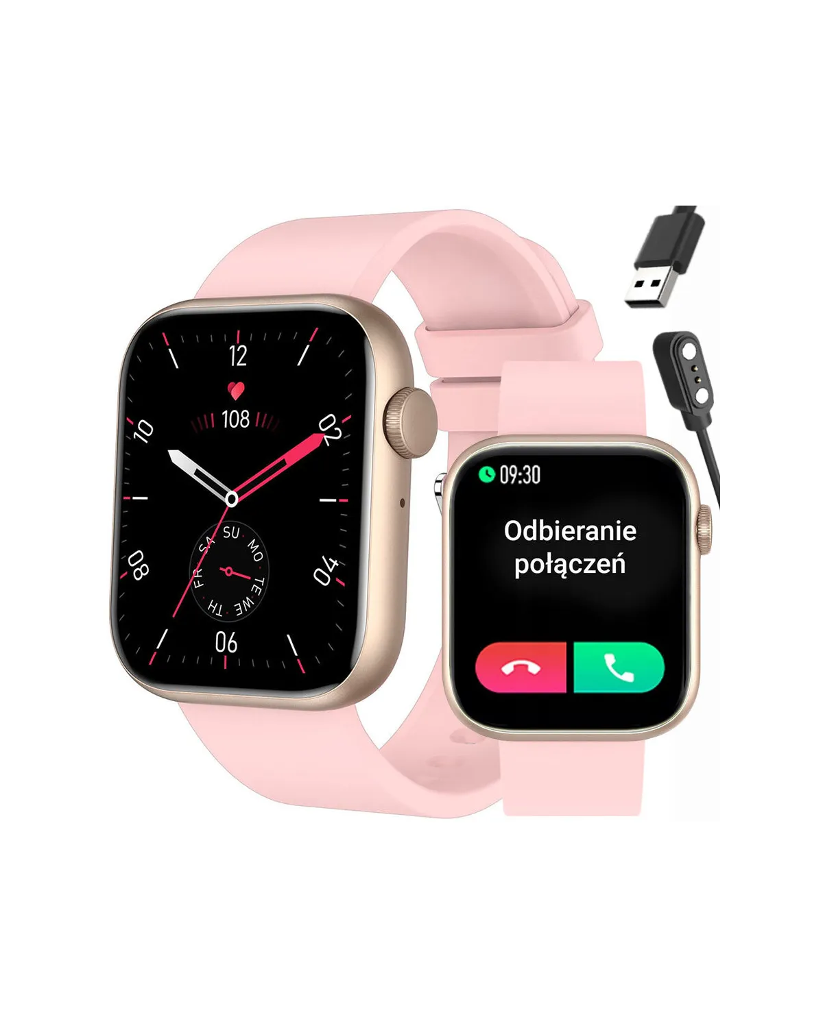 SMARTWATCH UNISEX GRAVITY GT3-1 - ROZMOWY BLUETOOTH, WŁASNE TARCZE (sg022a)